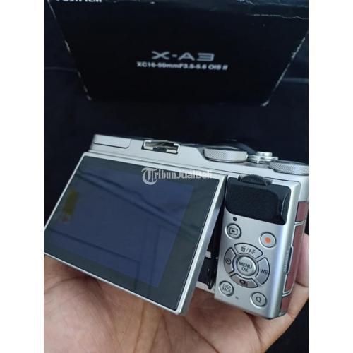 Kamera Mirrorless Fujifilm XA3 Lengkap Box Bekas Normal Harga Murah di