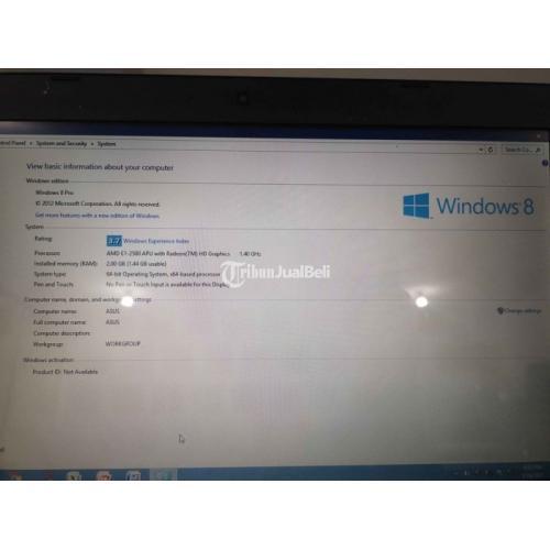 Laptop ASUS X450EA RAM 2 GB Layar 14 Inc Body Mulus Warna Putih - Jakarta Selatan