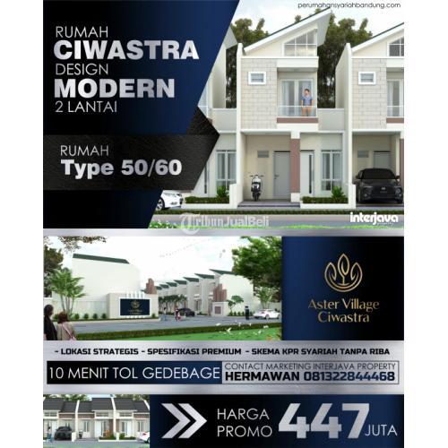 Dijual Rumah Modern Siap Huni Aster Village Ciwastra KPR Syariah Dilengkapi CCTV - Bandung