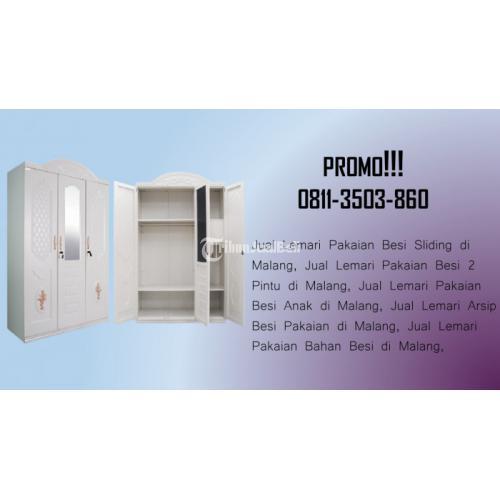 Lemari Pakaian Bahan Plat Besi - Malang
