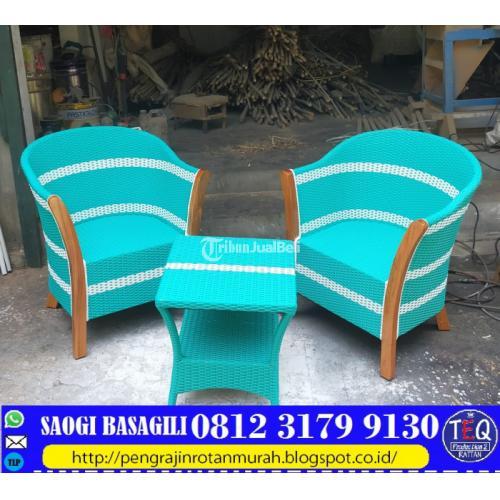 Kerajinan Kursi Teras Rotan sintetis - Mojokerto