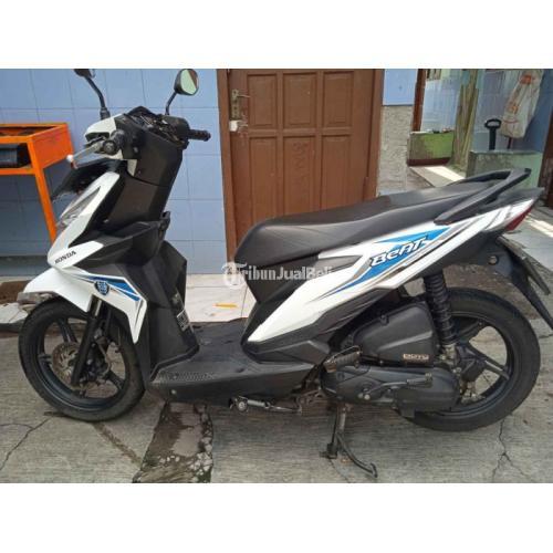 Motor Honda Beat 2019 White Blue Bekas Surat Lengkap Body Mulus - Jakarta Timur