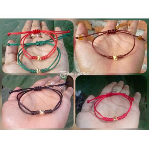 Kerajinan Gelang Tali Satin Variasi Tersedia Banyak Warna - Klaten