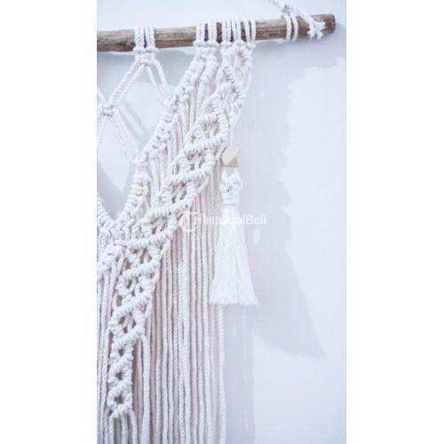 Kerajinan Hiasan Dinding Makrame Uk 50x59 Bisa Custom - Bandung