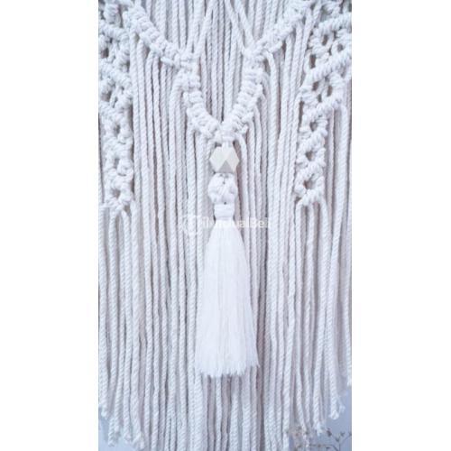 Kerajinan Hiasan Dinding Makrame Uk 50x59 Bisa Custom - Bandung