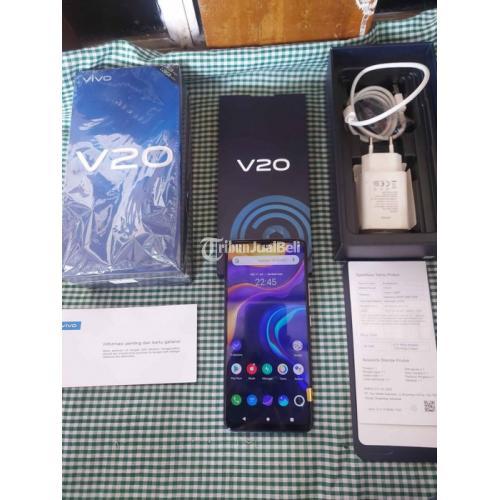 HP Vivo V20 Ram 8/128Gb Sunset Melody Bekas Fullset Mulus Nominus
