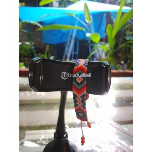 Kerajinan Tali Strapmask dan Gelang Kain Tenun Bisa Custom Warna - Makassar