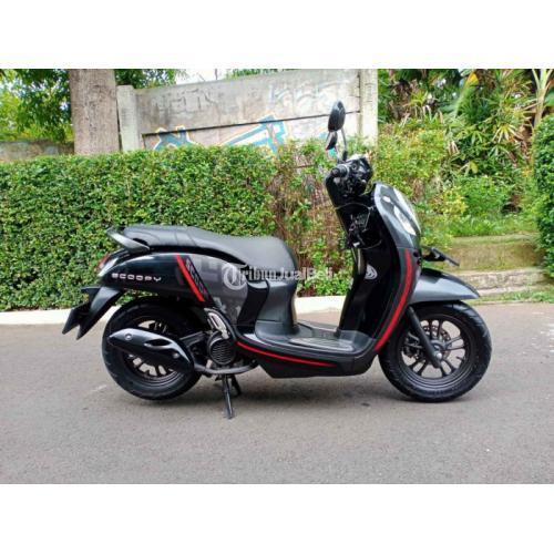 Motor Honda Scoopy sSporty ISS CBS LED 2021 Bekas Surat Lengkap - Jakarta Barat