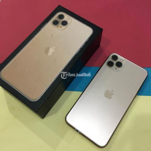 HP iPhone 11 Pro Max 256GB Gold Bekas Fullset Mulus No Minus - Semarang