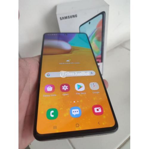 HP Samsung A71 RAM 8/128GB Fullset Warna Putih Bekas Mulus - Semarang
