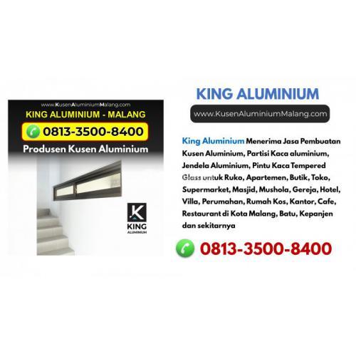 Supplier Sekat Aluminium Kaca di Malang