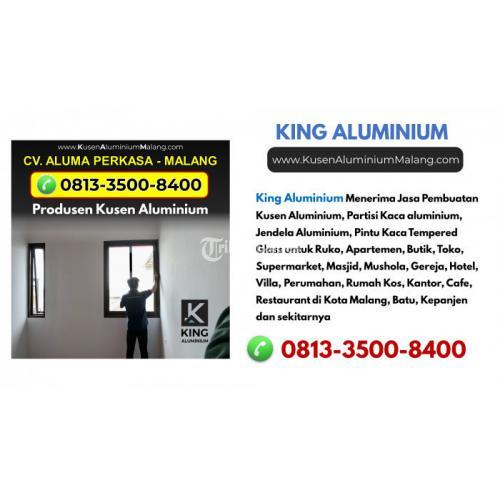 Supplier Sekat Aluminium Kaca di Malang
