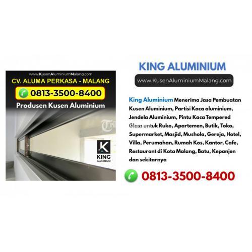 Supplier Sekat Aluminium Kaca di Malang