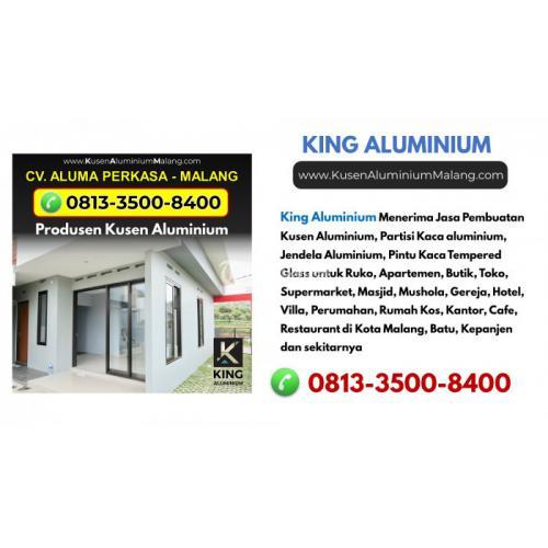 Supplier Sekat Aluminium Kaca di Malang