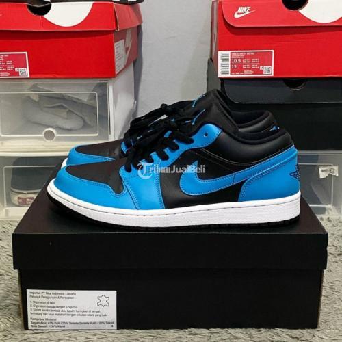 Sepatu Sneakers Nike Air Jordan Low Laser Blue Size US 11 Like