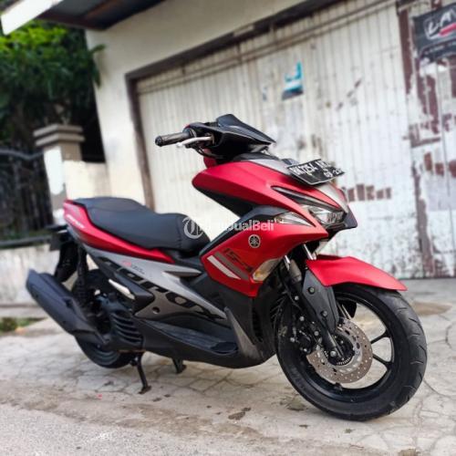 Motor Yamaha Aerox 155 VVA 2018 Red Bekas Pajak Hidup Surat Lengkap Nego - Medan