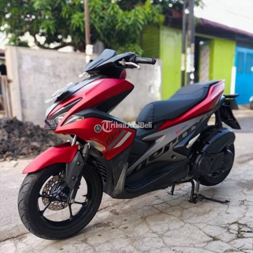 Motor Yamaha Aerox 155 VVA 2018 Red Bekas Pajak Hidup Surat Lengkap Nego - Medan