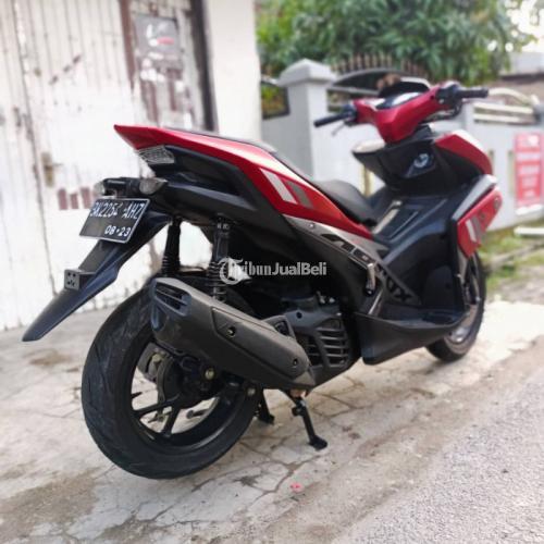 Motor Yamaha Aerox 155 VVA 2018 Red Bekas Pajak Hidup Surat Lengkap Nego - Medan