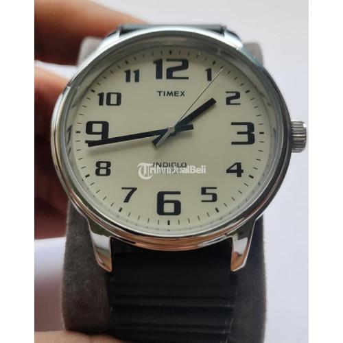 Jam Tangan Timex Indiglo WR 50 M Diameter 45 mm Include Crown Bekas di Depok TribunJualBeli