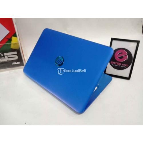 Laptop HP Stream Notebook PC 13 Kondisi Bekas Warna Biru Garasi 1 Bulan