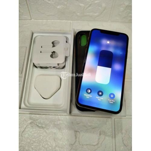 HP Apple iPhone X 64GB Bekas Fullset Mulus Nominus Siap Pakai Normal - Semarang