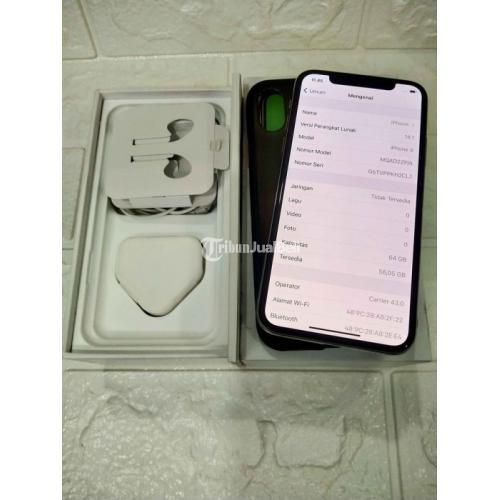 HP Apple iPhone X 64GB Bekas Fullset Mulus Nominus Siap Pakai Normal - Semarang