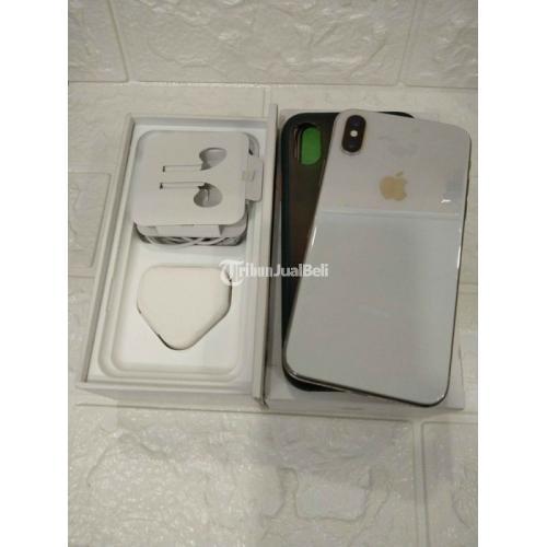 HP Apple iPhone X 64GB Bekas Fullset Mulus Nominus Siap Pakai Normal - Semarang