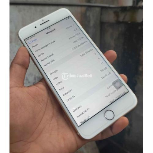 HP Apple iPhone 7 Plus 256GB Bekas All Operator Aman iCloud Kosong Siap Pakai - Pontianak