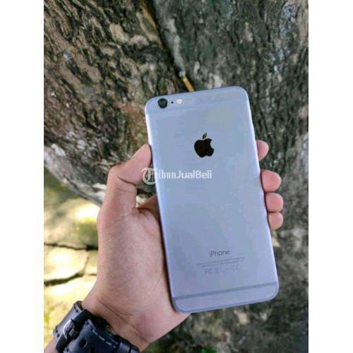 HP iPhone 6/64GB Fullset Bekas Fungsi Normal iCoud Kosong - Malang