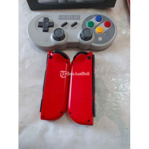 Joycon Red 8bitdo SF30 Pro Mario Odyssey Second Mulus Like New di ...
