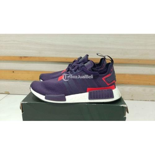 Sepatu Adidas NMD R1 Legend Purple Original 100% With Box Mulus