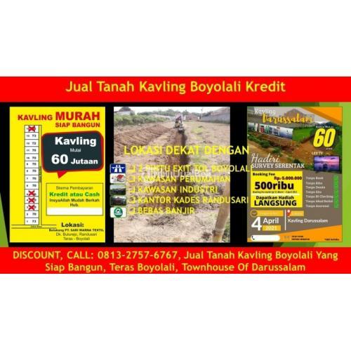 Dijual Kavling Murah Boyolali 2021 Harga Diskon Lokasi di Teras - Boyolali