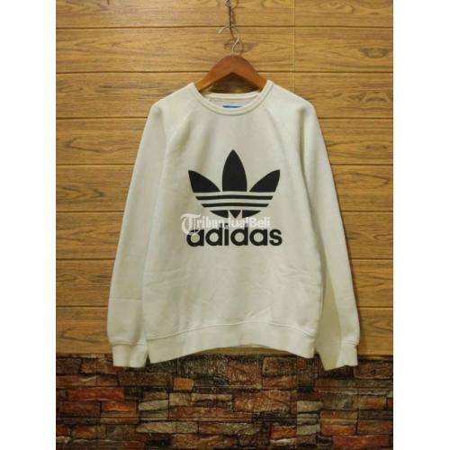 Crewneck ADIDAS TREEFOIL Original Second Size M Panjang 65cm Lebar 53cm di Badung TribunJualBeli