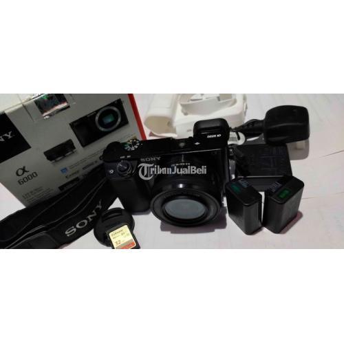 Kamera Mirrorless Sony A6000 Bekas Fullset Mulus Nominus Harga Nego di