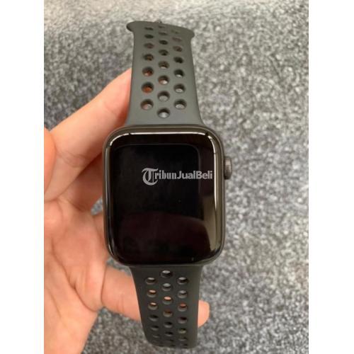 Apple Watch Series 44mm Nike Grey Bekas Fullset Original Garansi
