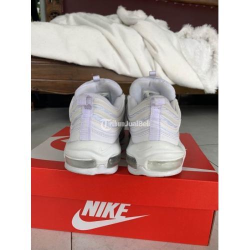 Sepatu Sneakers Nike Airmax 97 Full White Original Bekas Like New