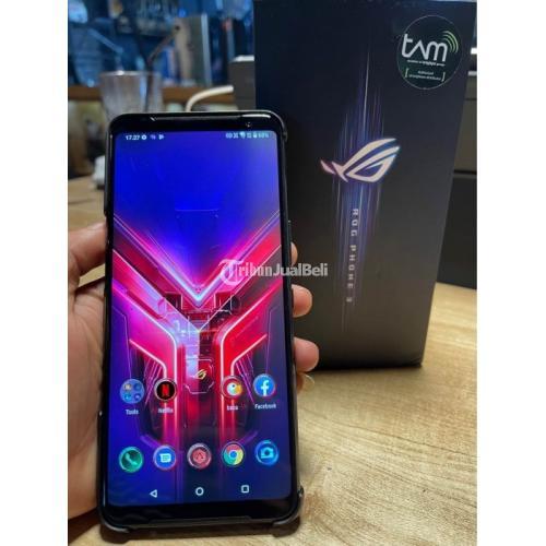 HP Asus ROG 3 Ram 8/128GB Bekas Garansi Resmi Mulus Lengkap - Makassar