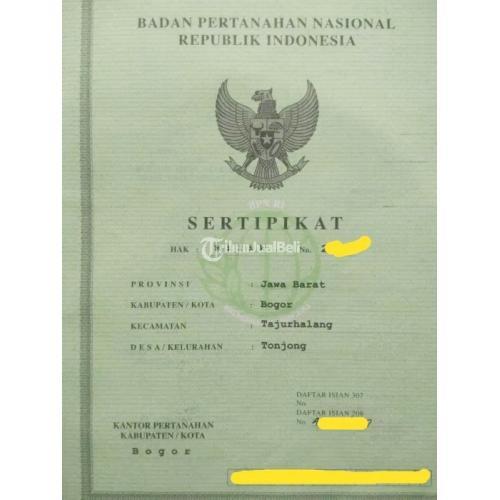 Dijual Rumah Murah Siap Huni Tanah Luas Dekat Stasiun Bojong Gede - Bogor