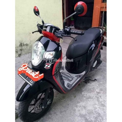 Motor Honda Scoopy 2019 Surat Lengkap Bekas Body Mulus No Minus - Bekasi