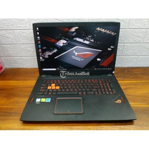Laptop Asus Rog GL702VM Fullset Core i7-6700QH 2,6 GHz Bekas Normal - Solo