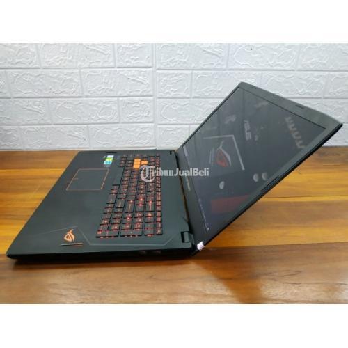 Laptop Asus Rog GL702VM Fullset Core i7-6700QH 2,6 GHz Bekas Normal - Solo