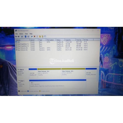 Laptop Asus A412D Ryzen 3 Ram 4GB Ssd 128GB Hdd 1TB FHD Bekas Normal - Solo