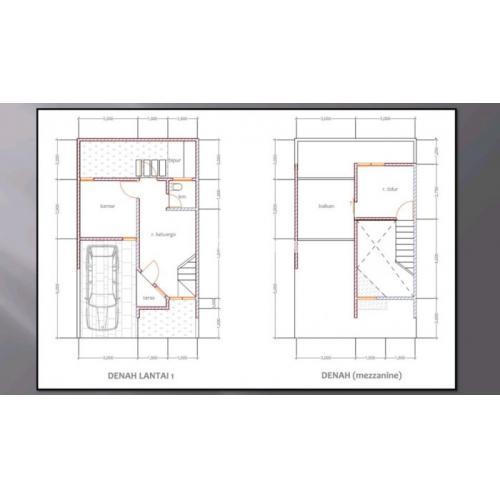 Dijual Rumah Minimalis Modern Tipe 52/60 Di Perumahan Mazzanine Di ...