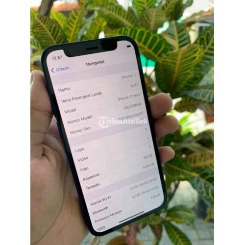 HP Apple iPhone 12 Mini 64GB Fullset Bekas iBox Mulus Nominus - Sampang