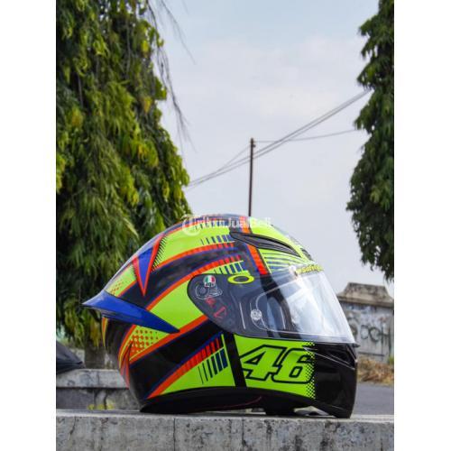 Helm AGV K1 Soleluna Size M Lengkap Bekas Bonus Visor Iridium Blue - Solo