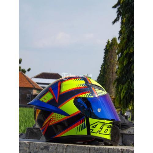 Helm AGV K1 Soleluna Size M Lengkap Bekas Bonus Visor Iridium Blue - Solo