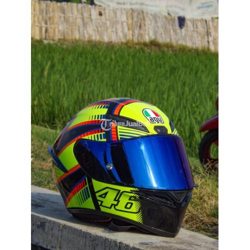 Helm AGV K1 Soleluna Size M Lengkap Bekas Bonus Visor Iridium Blue - Solo