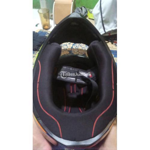 Helm AGV K1 Soleluna Size M Lengkap Bekas Bonus Visor Iridium Blue - Solo