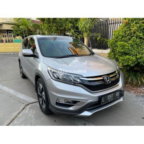 Mobil Honda All New CR-V 2.4 Prestige AT 2015 Silver Metalik Bekas - Surabaya