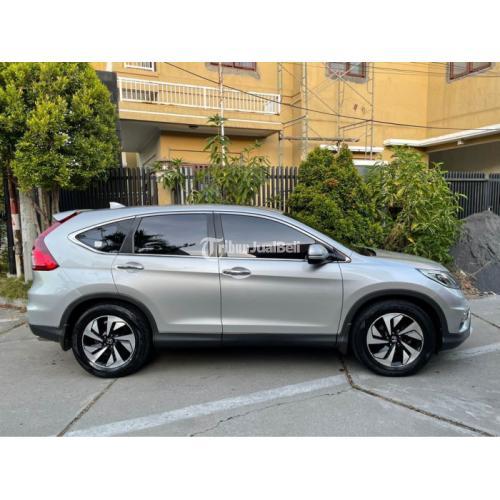 Mobil Honda All New CR-V 2.4 Prestige AT 2015 Silver Metalik Bekas - Surabaya